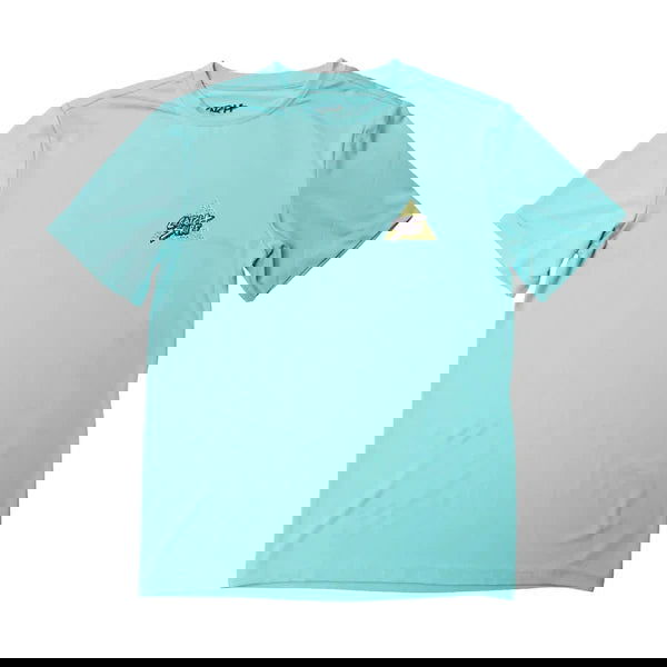 Catch Surf - Triangle Slash Short-Sleeve Surf Shirt | Turquoise -  - Married to the Sea Surf Shop - 