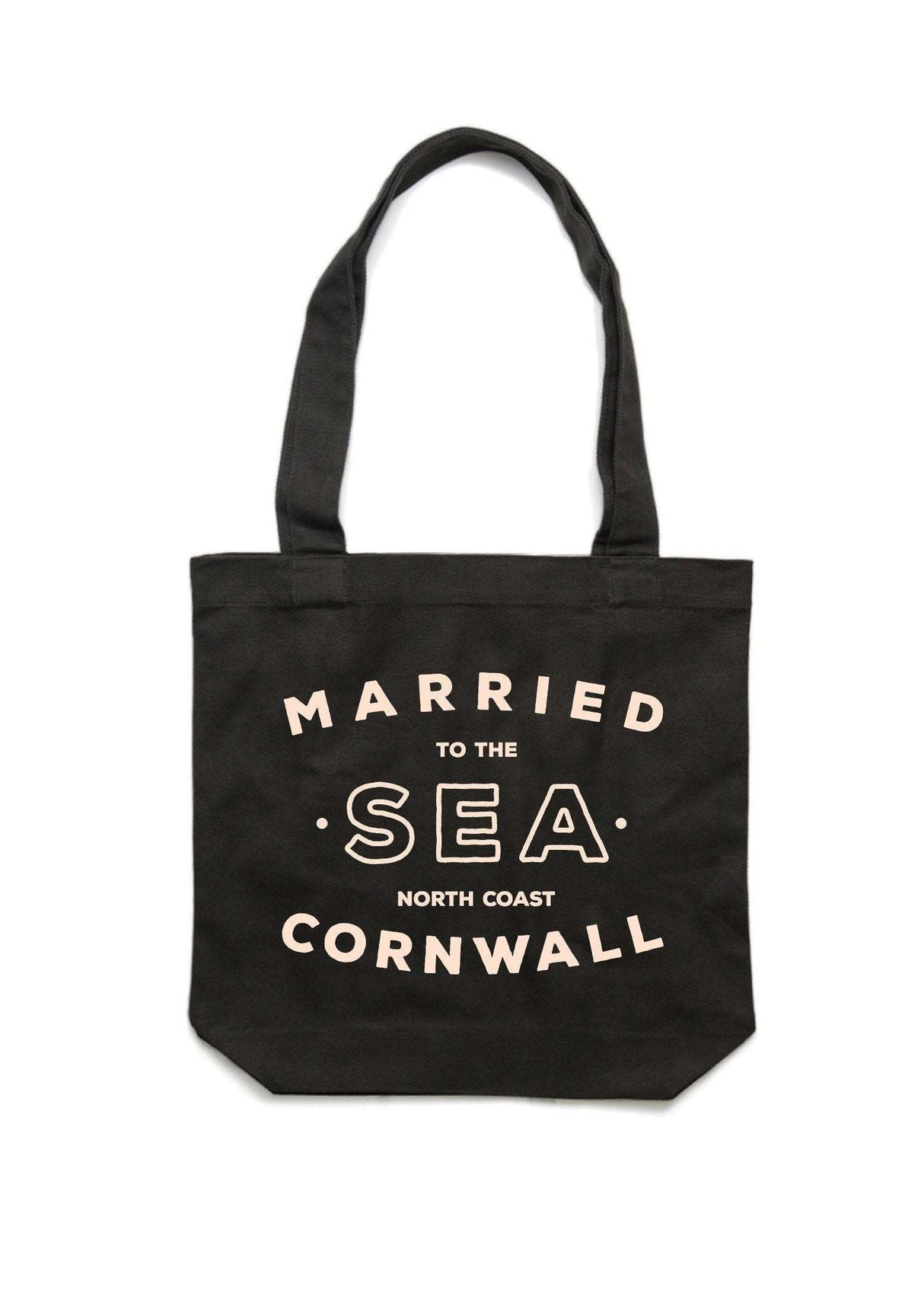 College Tote Bag | Black -  - Married to the Sea Surf Shop - 