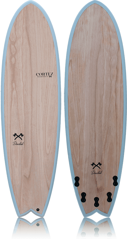 Cortez Woodcraft Dovetail Fish 6'6'' -  - Married to the Sea Surf Shop - 
