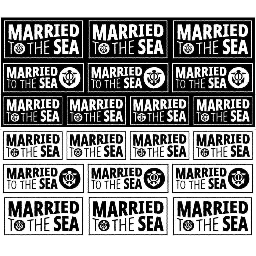 Married to the Sea Sticker