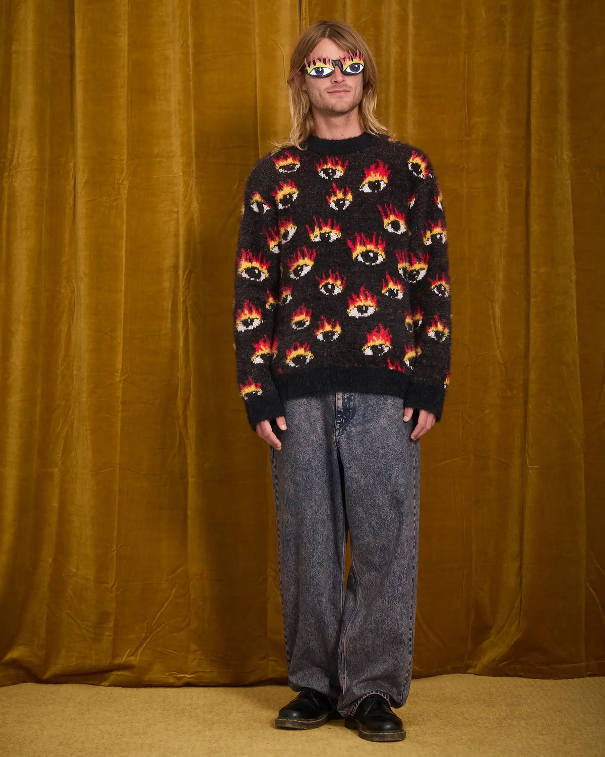 Volcom - FA Ozzy Sweater Eyes | Black