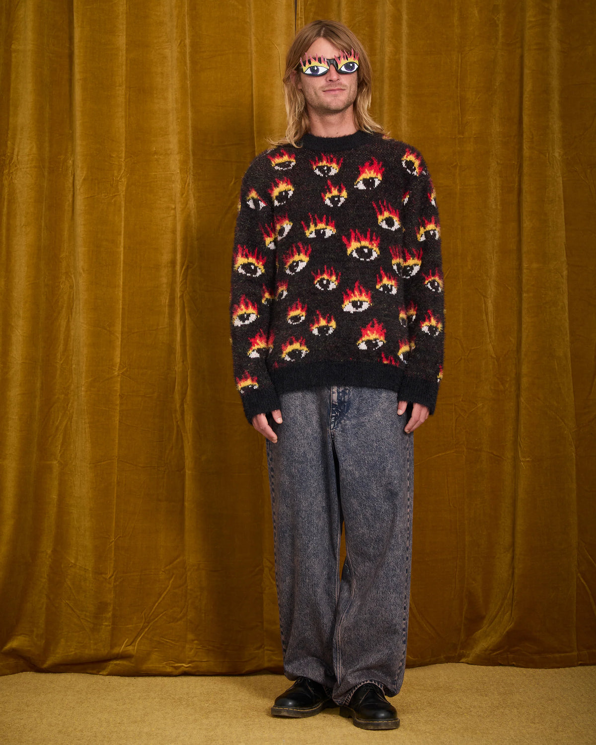 Volcom - FA Ozzy Sweater Eyes | Black