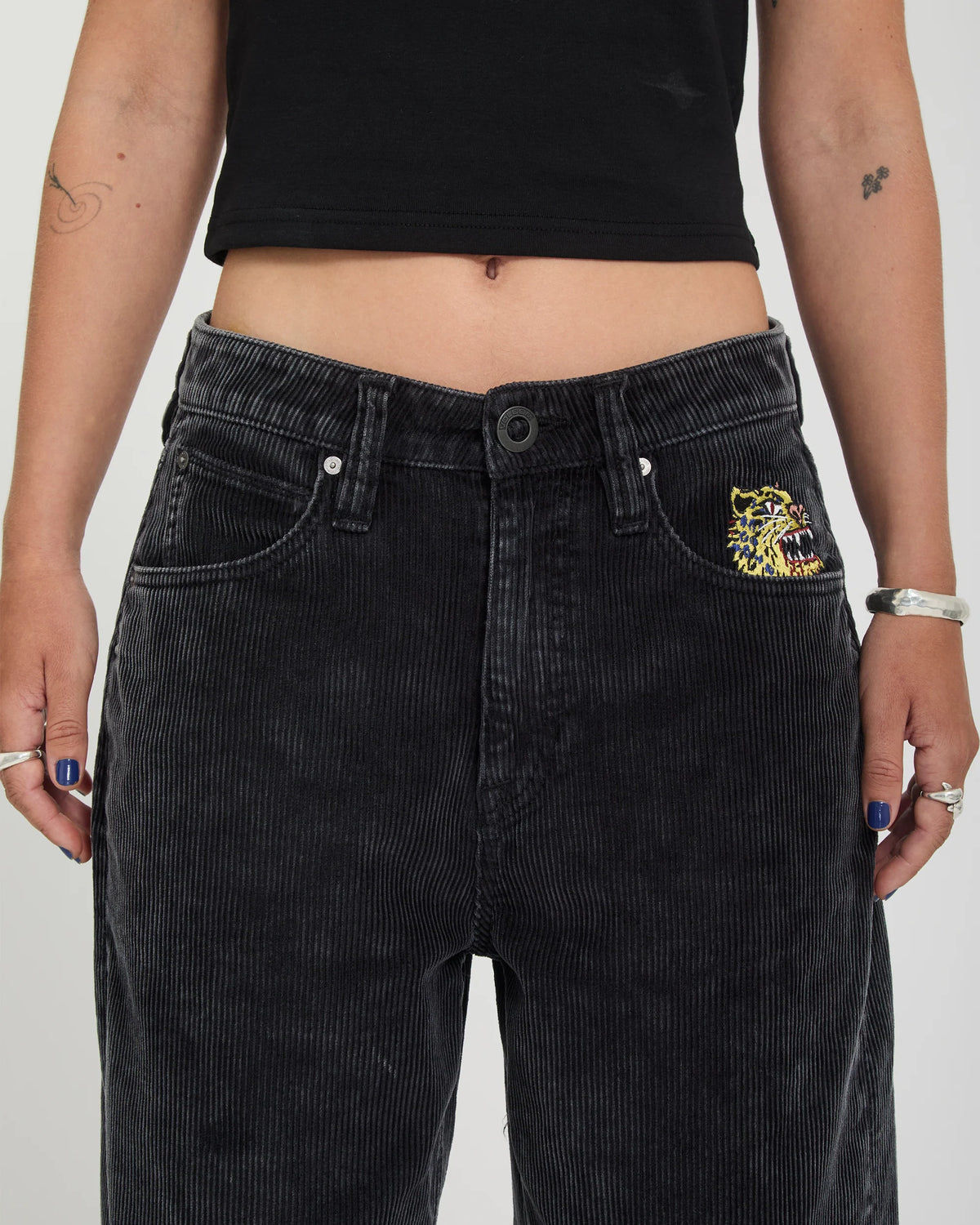 Volcom - FA Ozzy Corduroy Pant | Light Acid Black