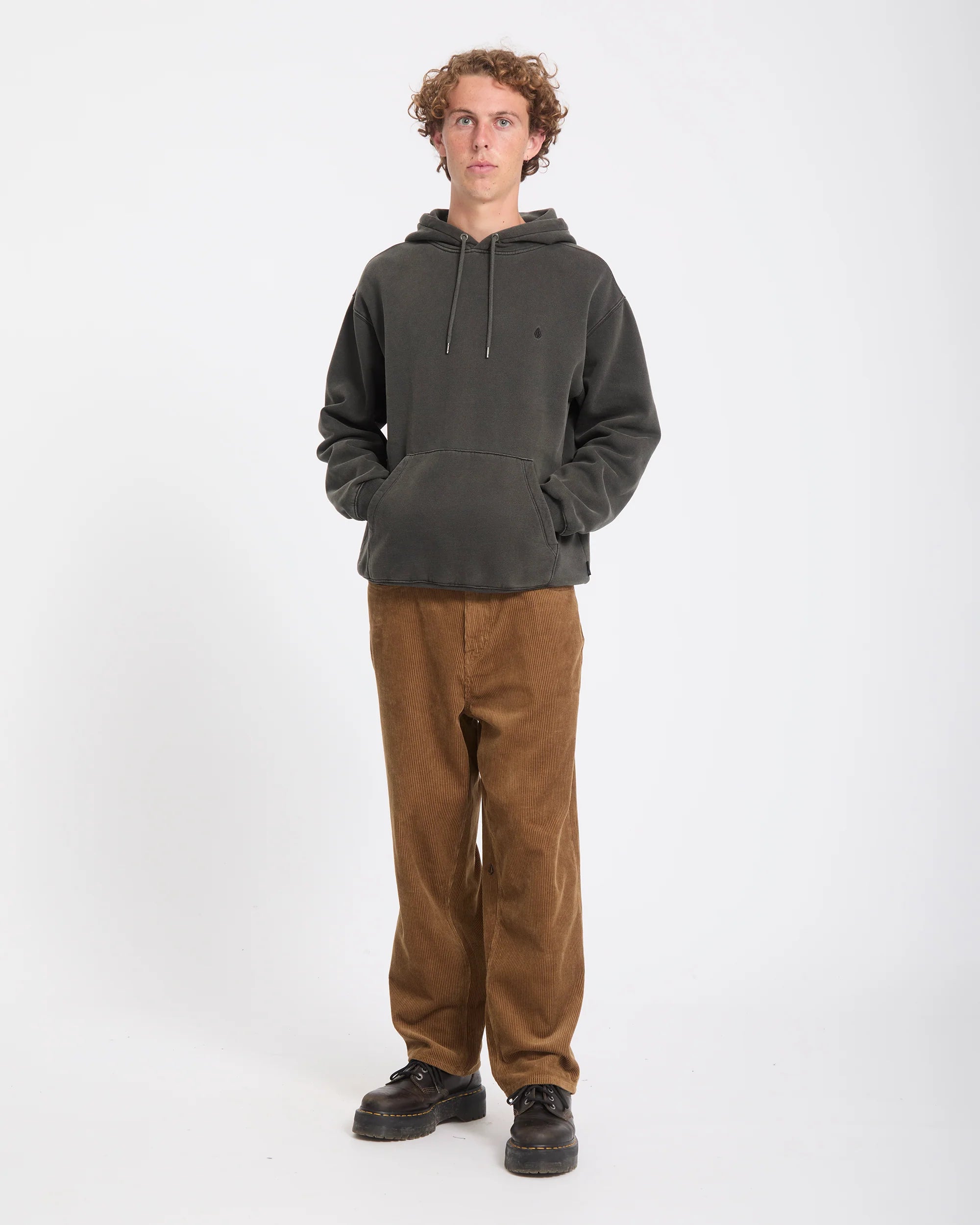 Volcom - Single Stone Hoodie | Rinsed Black