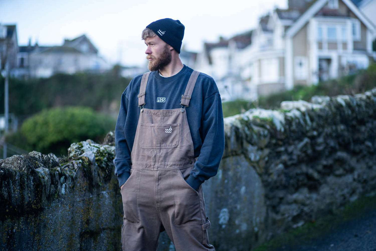 Setty - Duck Canvas Dungaree  - Walnut