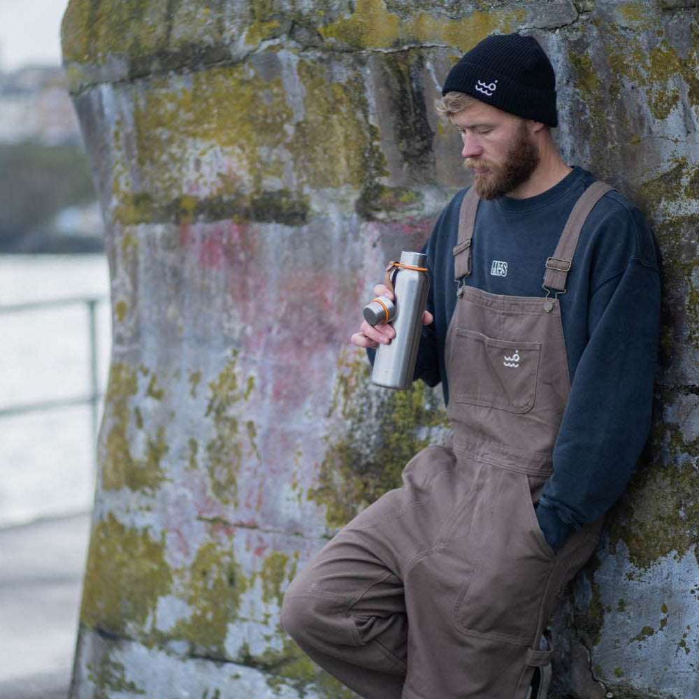 Setty - Duck Canvas Dungaree  - Walnut