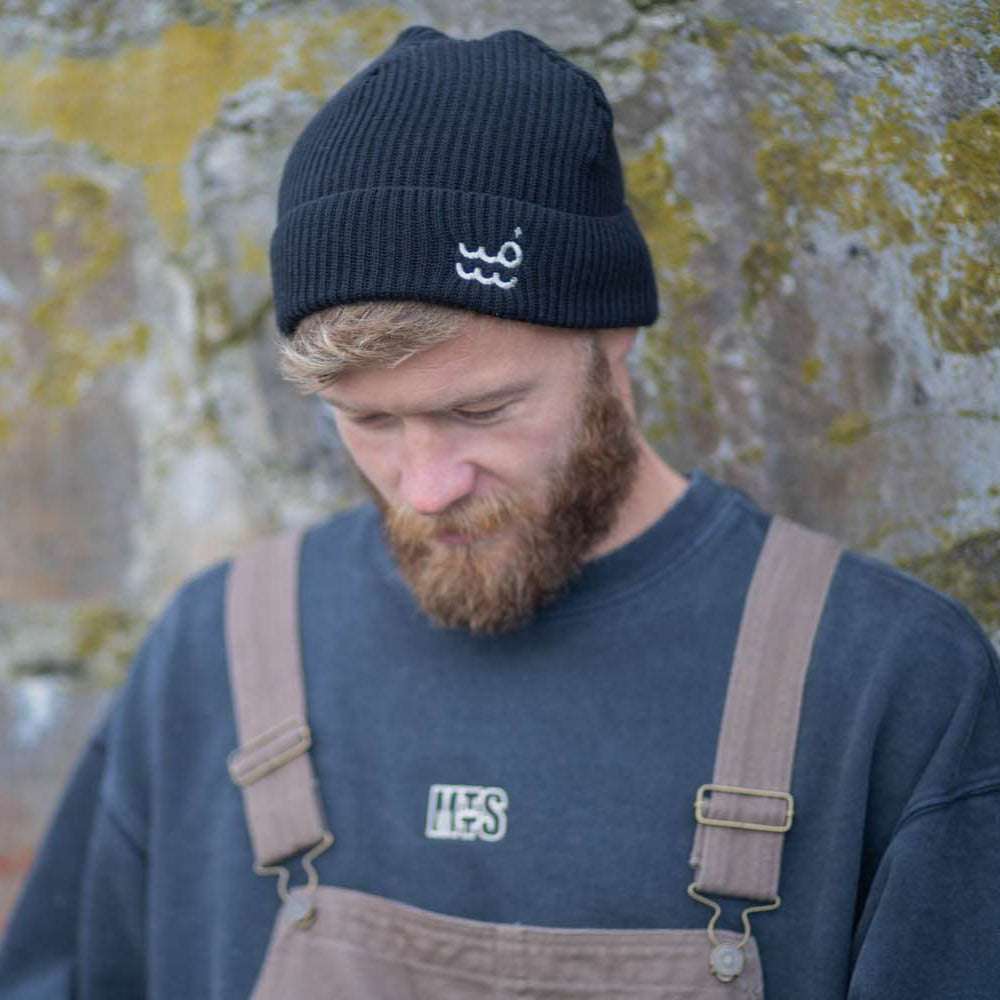 Setty Fisherman Beanie - Black