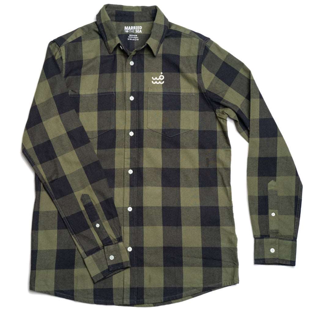 Setty Check Shirt | Army Black