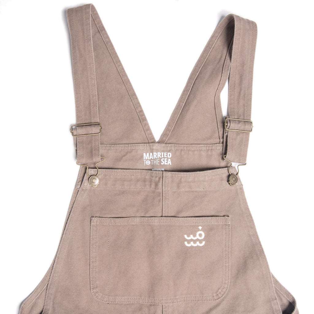 Setty - Duck Canvas Dungaree  - Walnut