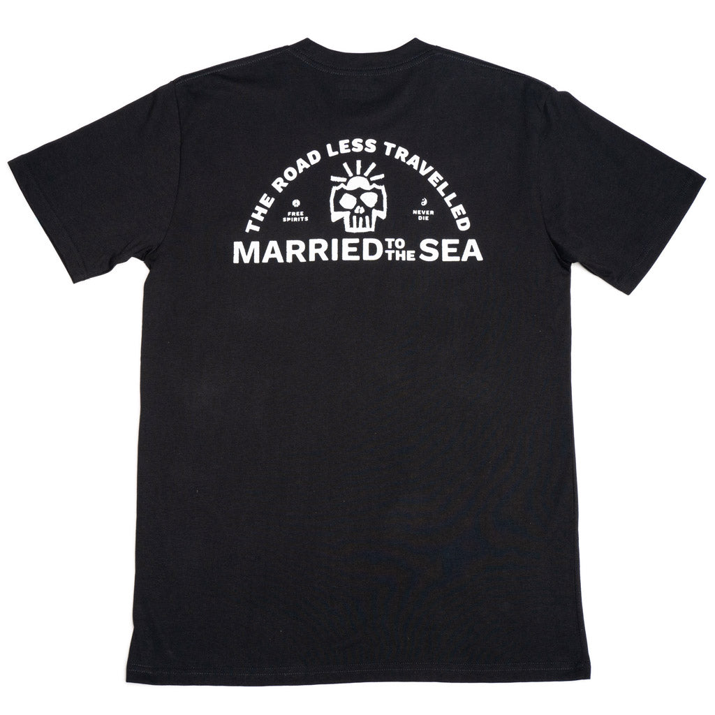 Karma Skull Pocket Tee | Black