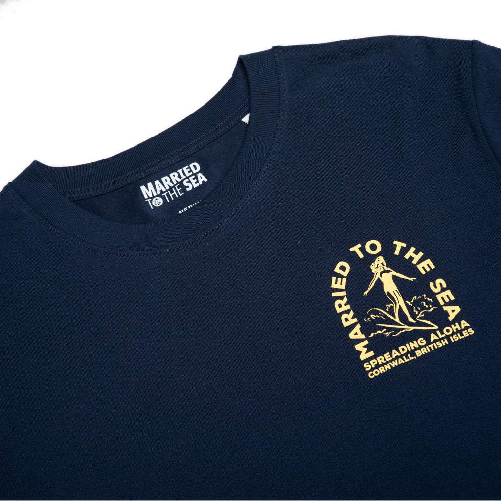 Surfer Girl T-Shirt | French Navy