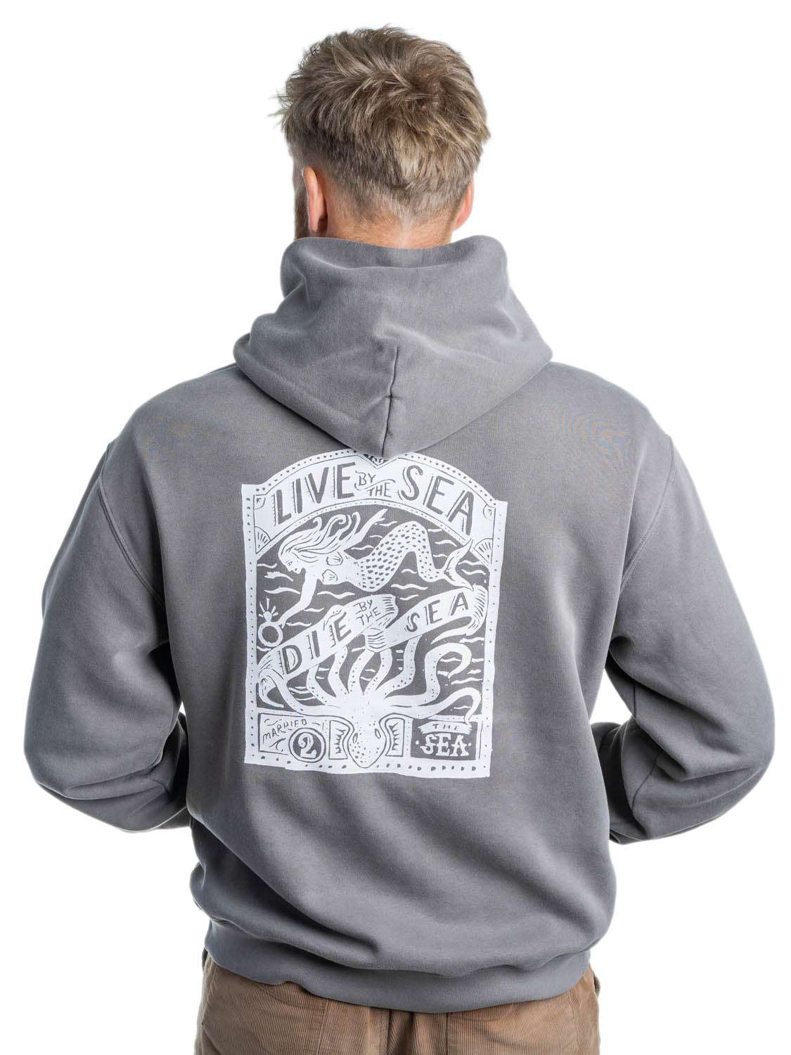 Octopus Oversized Hood Black | Married to the Sea | Newquay | St Octopus Oversized Hood Black | Married to the Sea | Newquay | St