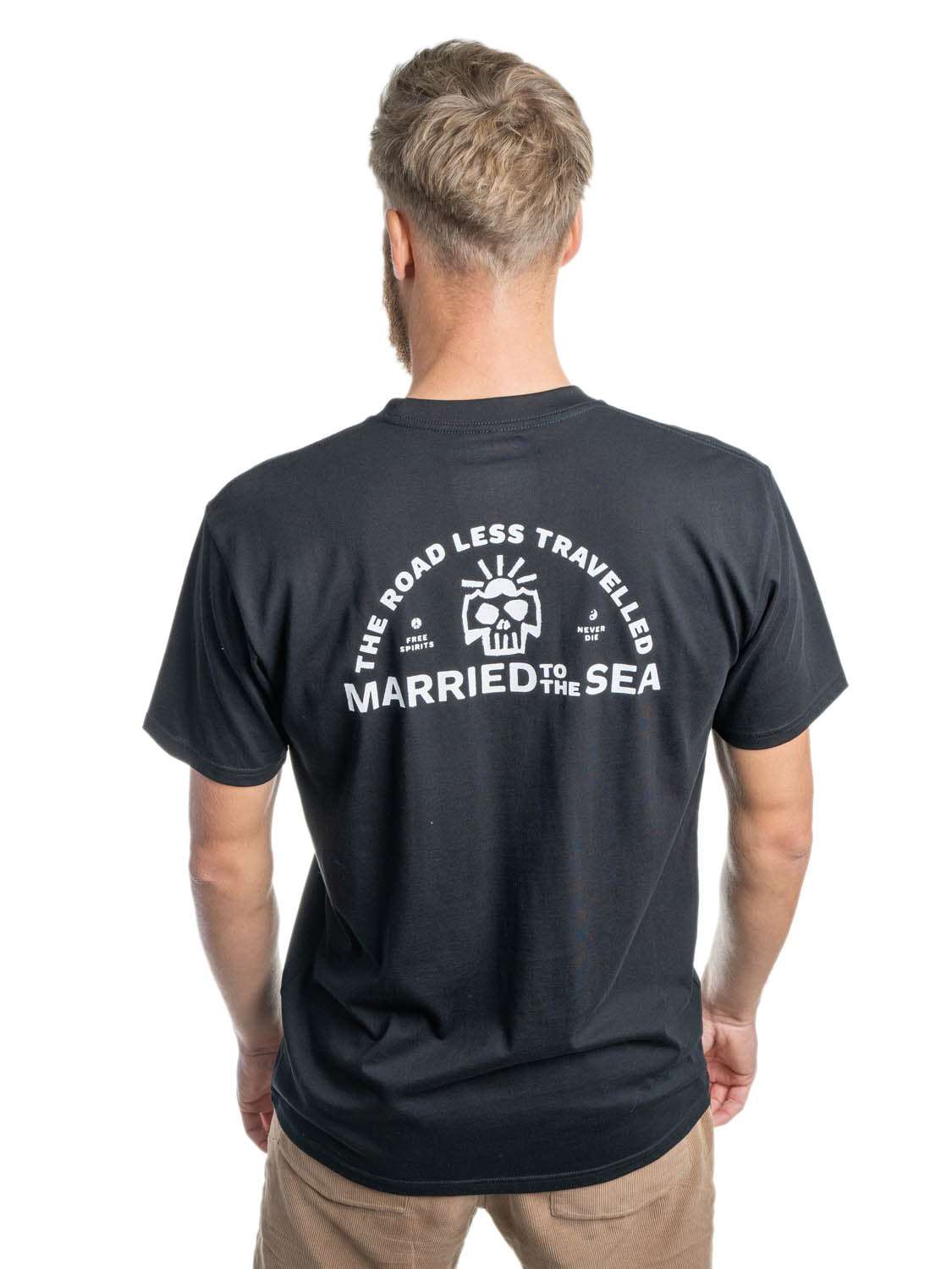 Karma Skull Pocket Tee | Black
