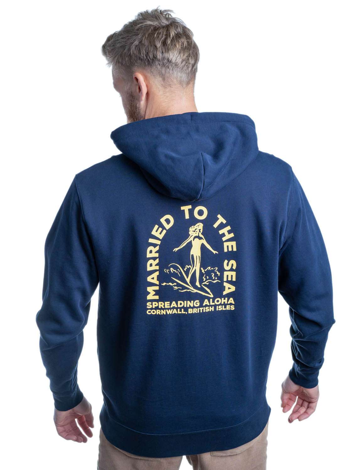 Surfer Girl  Zip Hood | French Navy