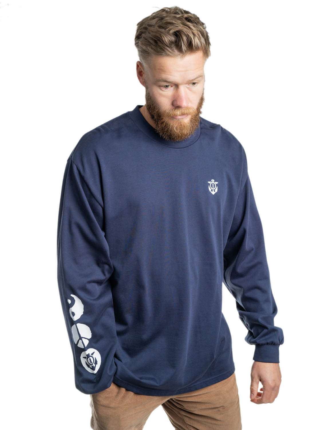Karma Long-Sleeve T-Shirt | Midnight Blue