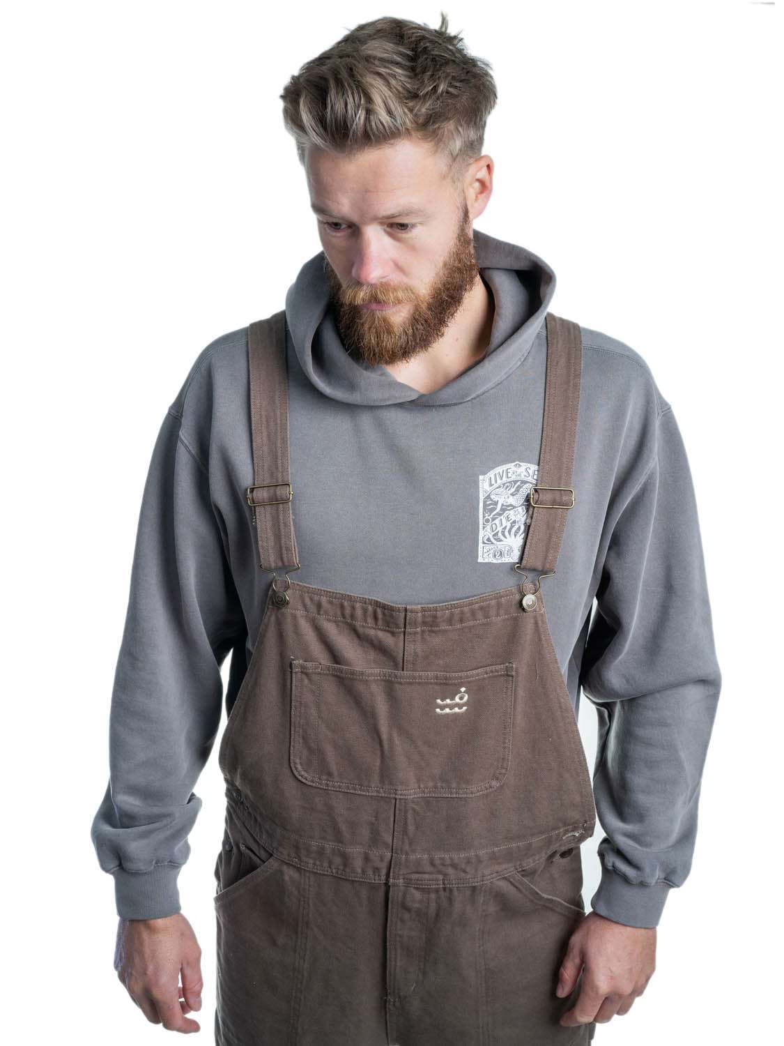 Setty - Duck Canvas Dungaree  - Walnut