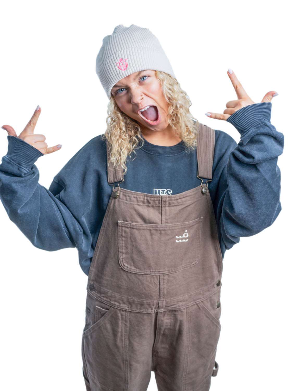 Setty - Duck Canvas Dungaree  - Walnut