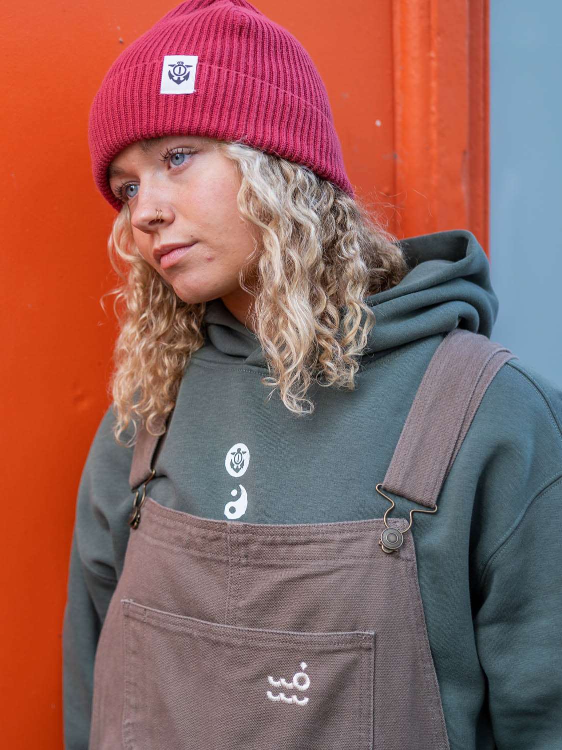 Setty - Duck Canvas Dungaree  - Walnut