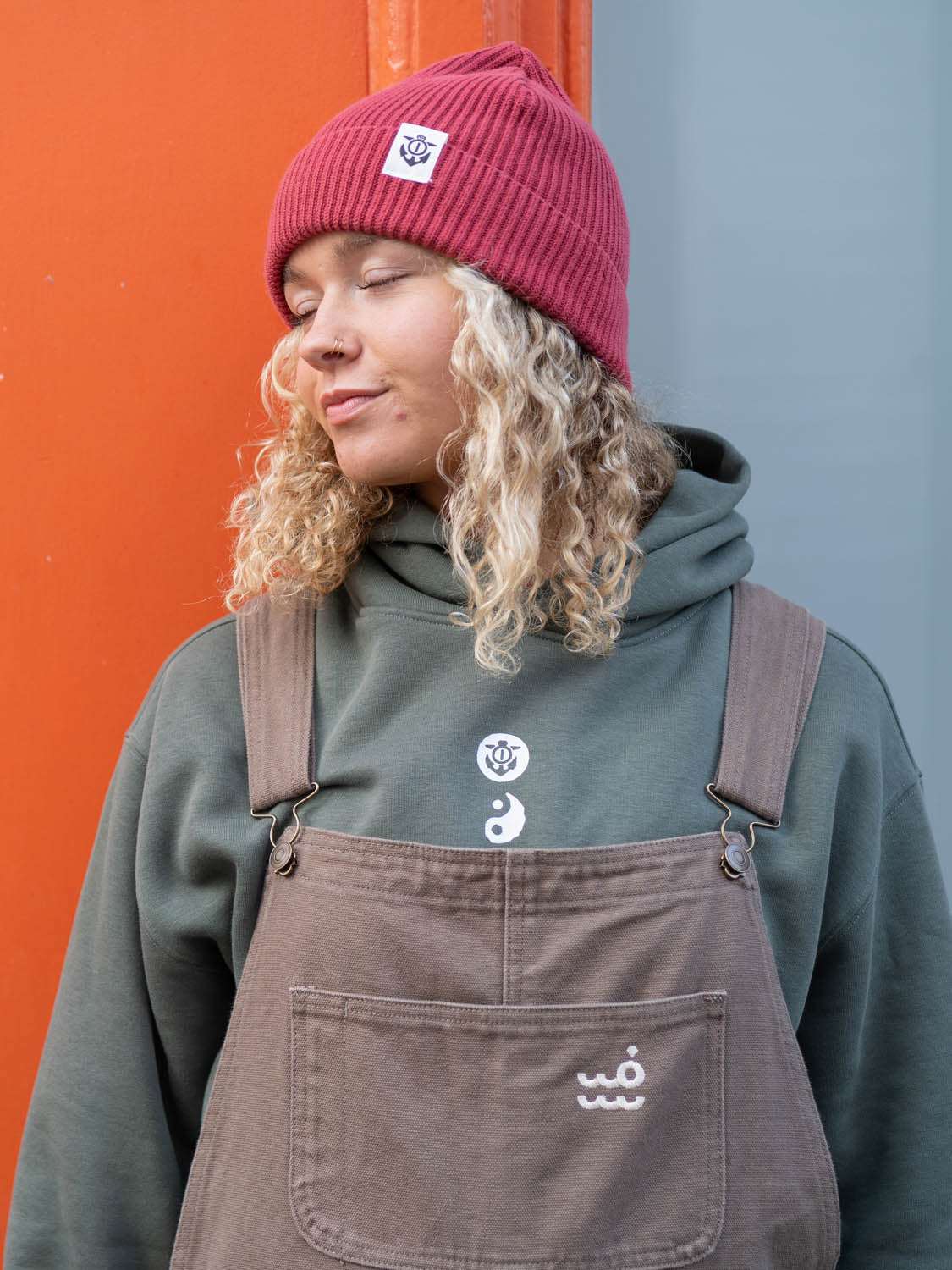 Setty - Duck Canvas Dungaree  - Walnut