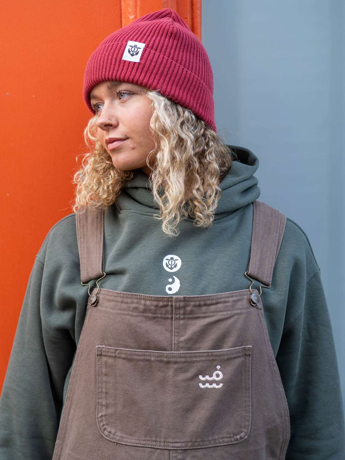 Setty - Duck Canvas Dungaree  - Walnut