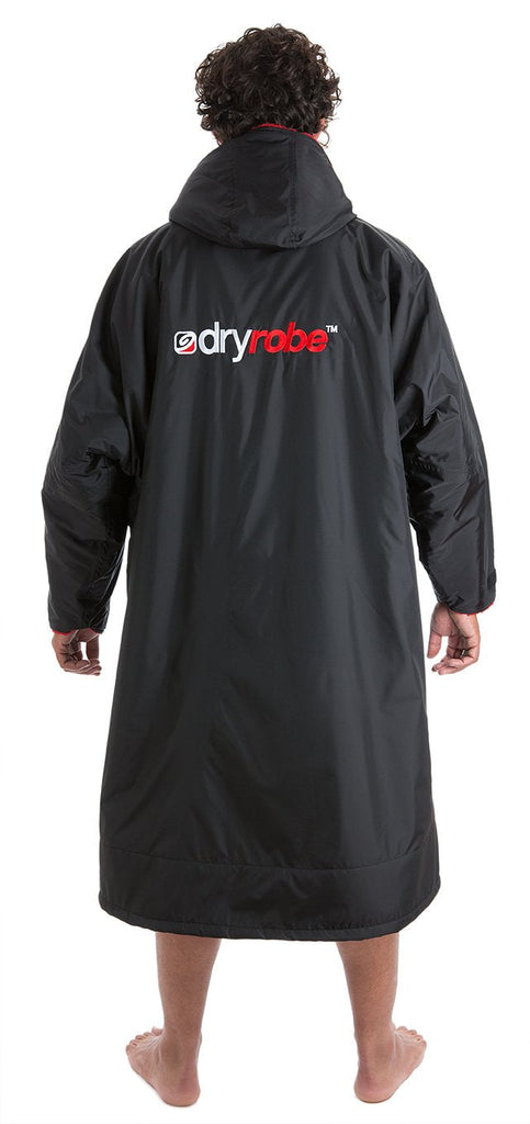 Dryrobe Advance Black Red Long Sleeve Married to the Sea Surf Shop dryrobe
