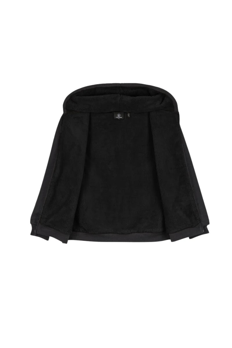 Volcom - Single Stone Lined Zip Hoodie | Heather Black