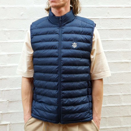 Anchor Padded Gilet - French Navy | Married to the Sea