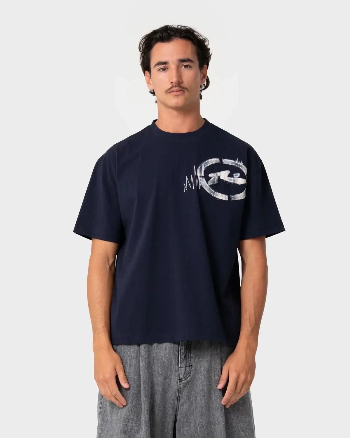 Rusty - Uncut Gems Short Sleeve Tee | Navy Blue