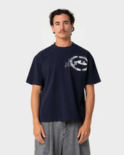 Rusty - Uncut Gems Short Sleeve Tee | Navy Blue
