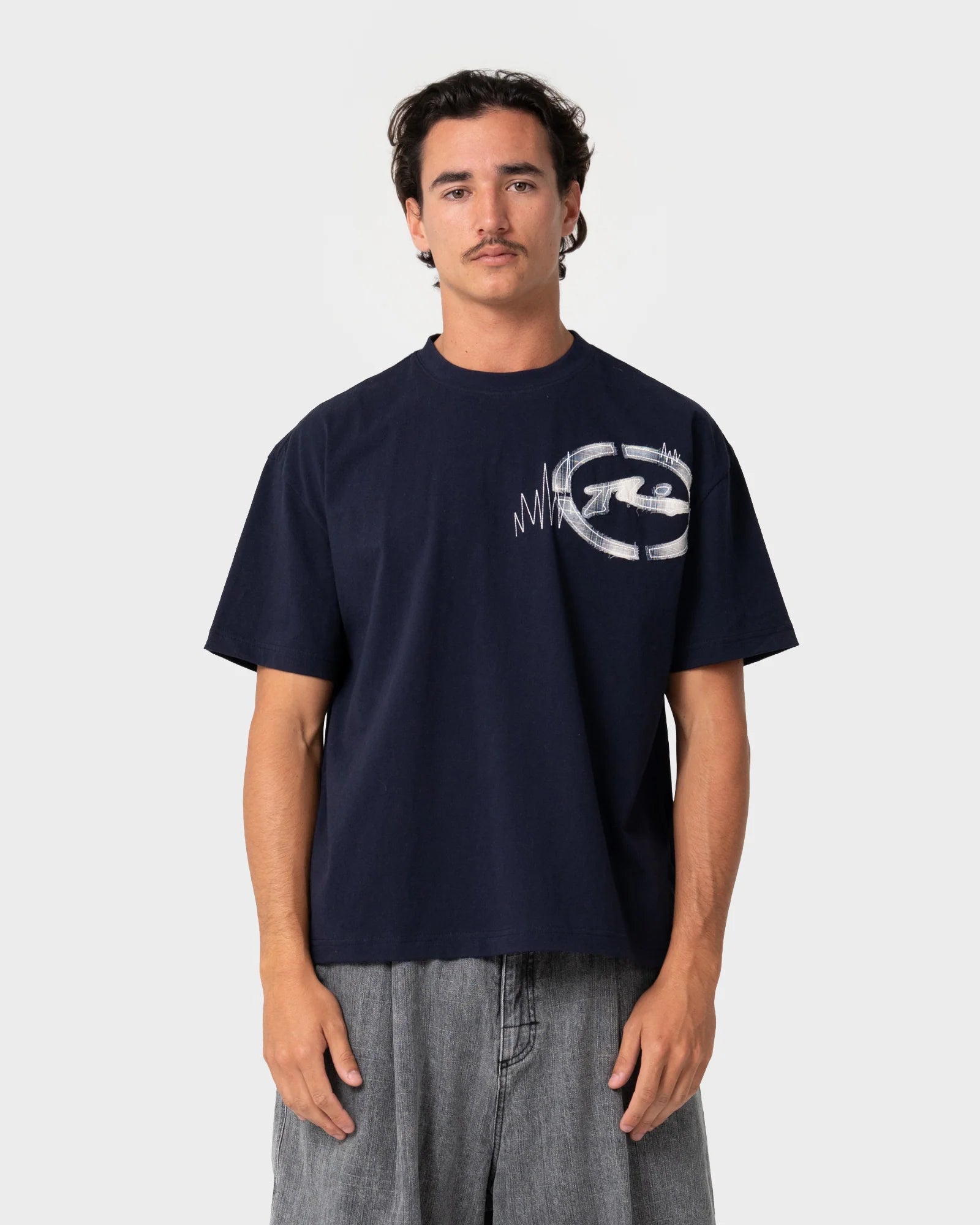 Rusty - Uncut Gems Short Sleeve Tee | Navy Blue