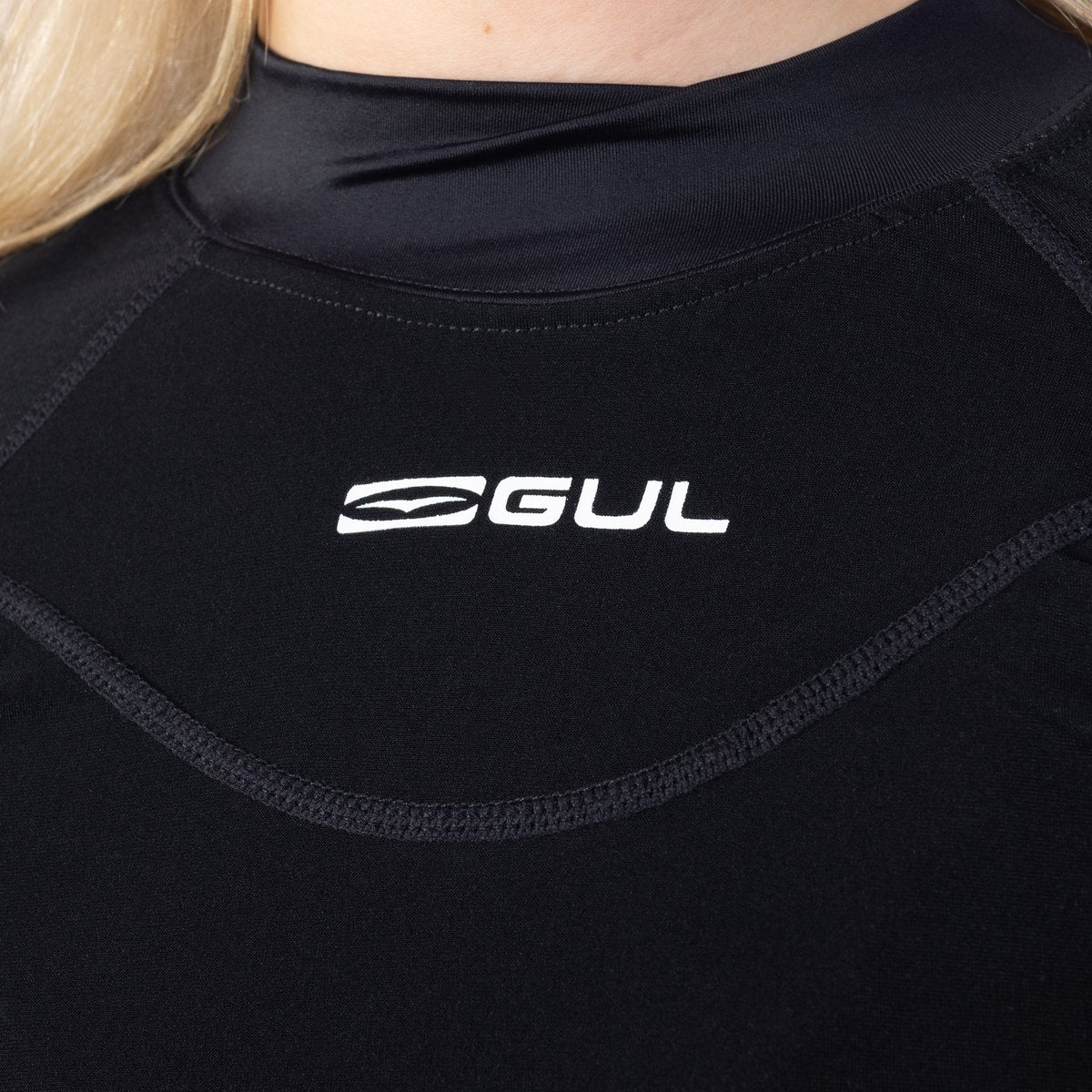 Gul - Evotherm Womens Long Sleeve Thermal Rash Vest | Black