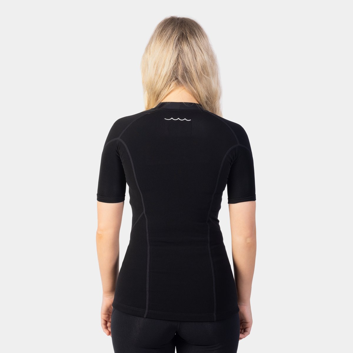 Gul - Evotherm Womens Short Sleeve Thermal Rash Vest | Black