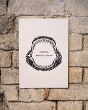 Jaw Art Print | Black/Raw