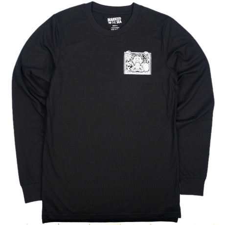 Monster Long Sleeve T-Shirt - Black | Married to the Sea