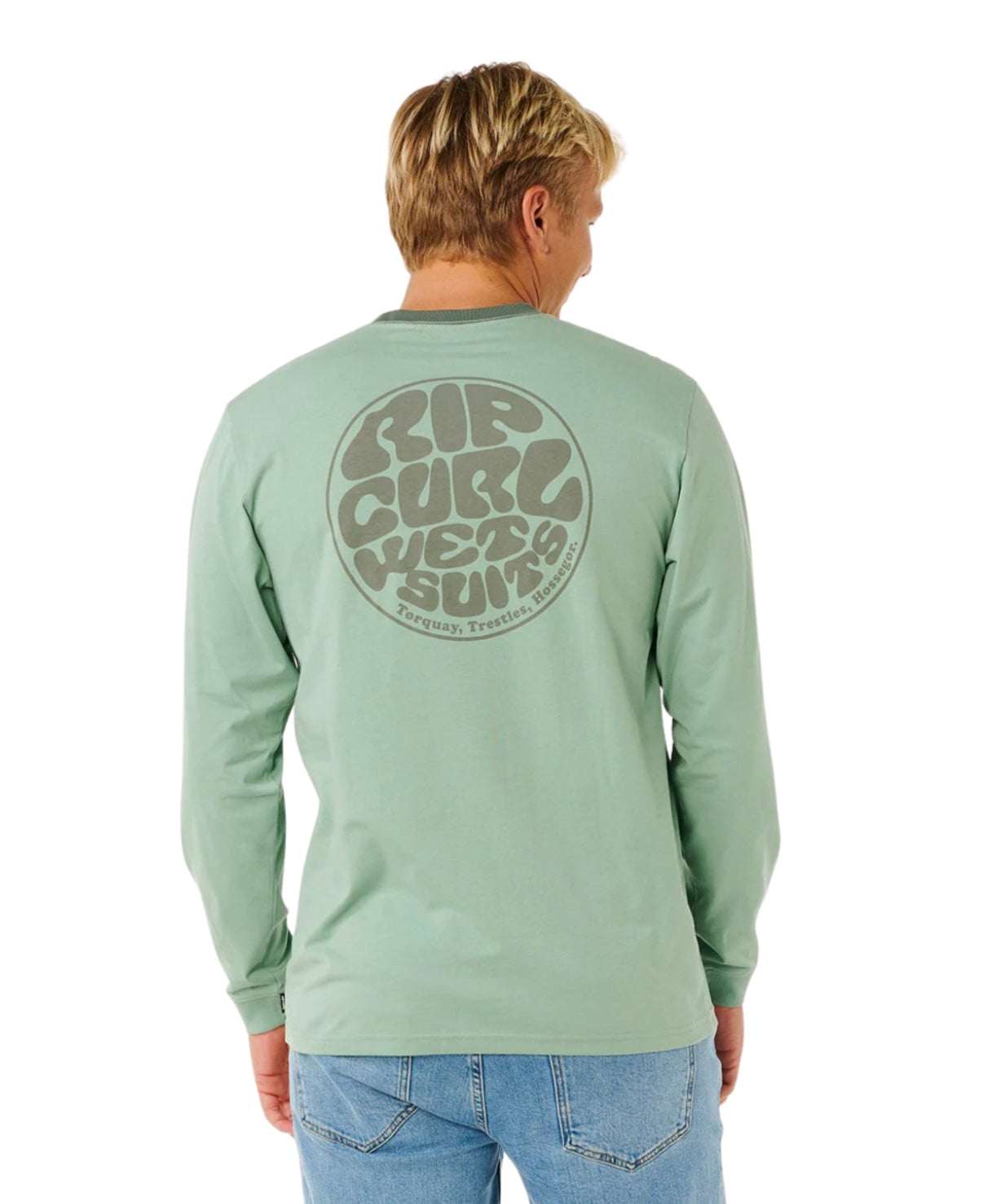 Rip Curl - Wetsuit Icon Long Sleeve Tee | Aloe Green