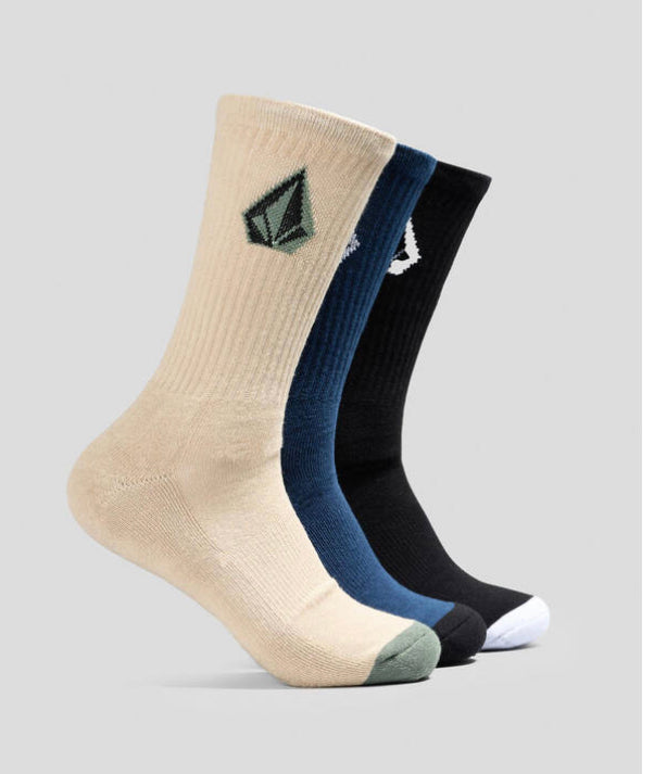 Volcom | Full Stone Mix Socks | Multi 3pk | PLK