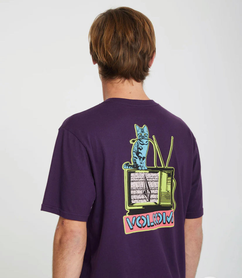 Volcom | Catv Short Sleeve Tee | Grape Royale