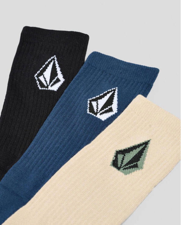 Volcom | Full Stone Mix Socks | Multi 3pk | PLK