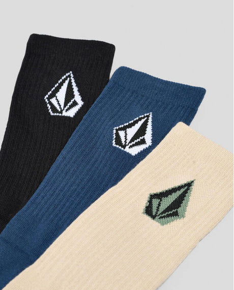 Volcom | Full Stone Mix Socks | Multi 3pk | PLK