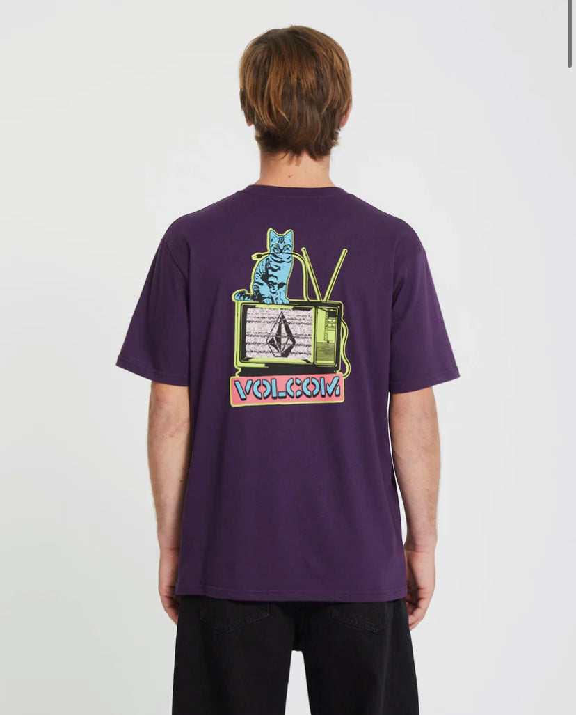 Volcom | Catv Short Sleeve Tee | Grape Royale