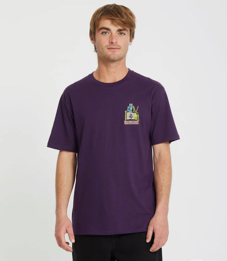 Volcom | Catv Short Sleeve Tee | Grape Royale