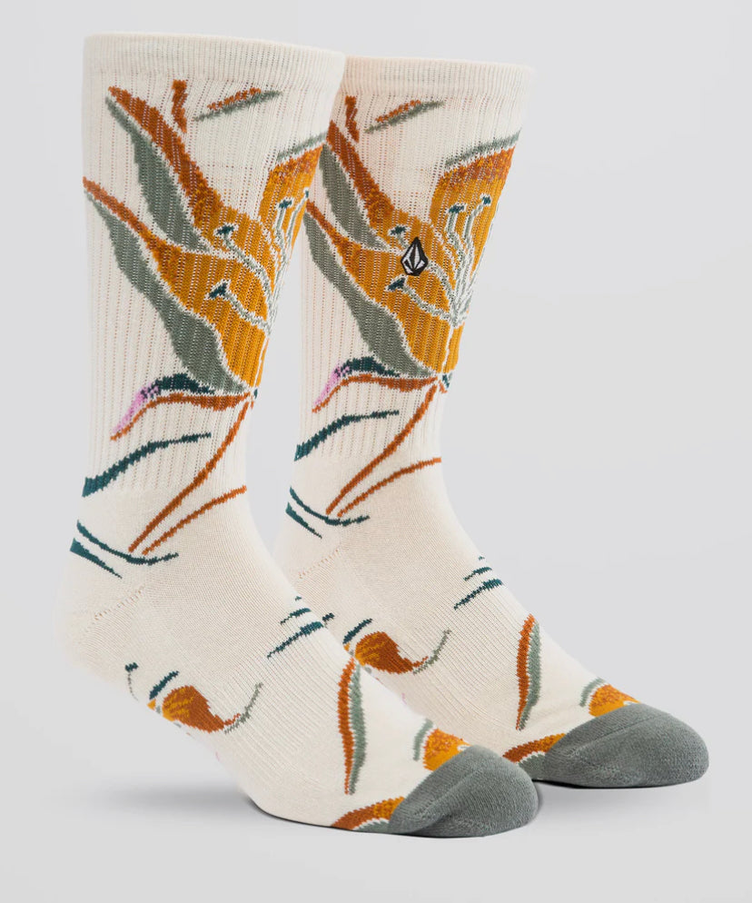Volcom | Printa Stone Socks | Dirty White