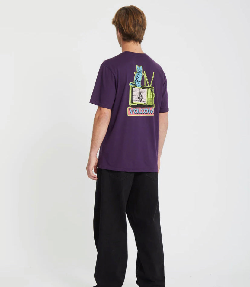 Volcom | Catv Short Sleeve Tee | Grape Royale