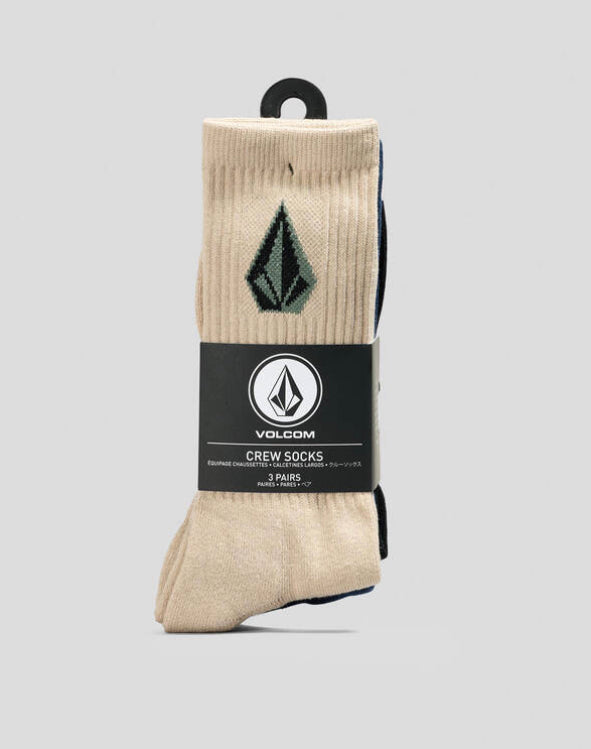 Volcom | Full Stone Mix Socks | Multi 3pk | PLK