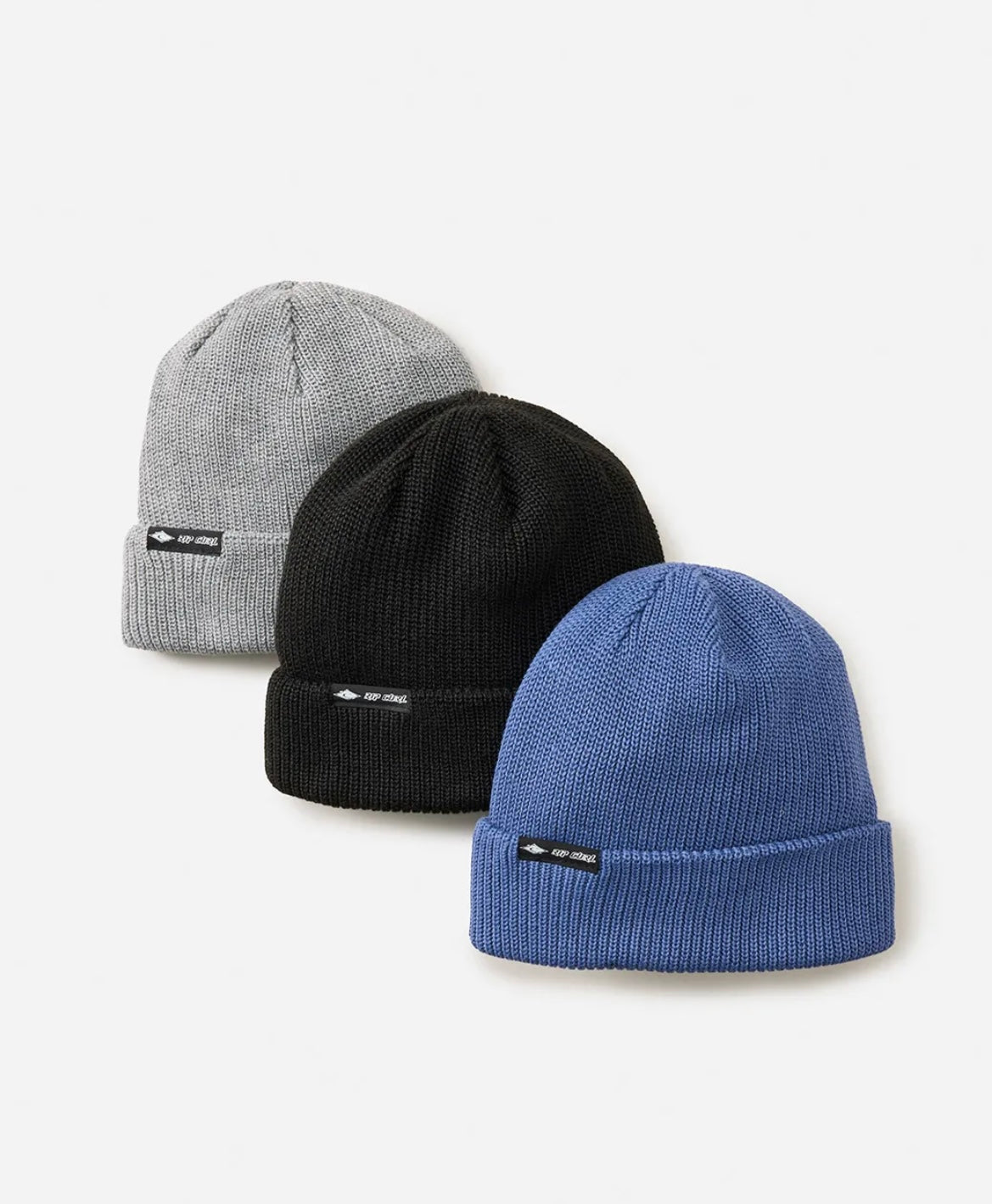 Rip Curl - 3Pk Classic Surf Reg Beanie | Black.Grey.Navy