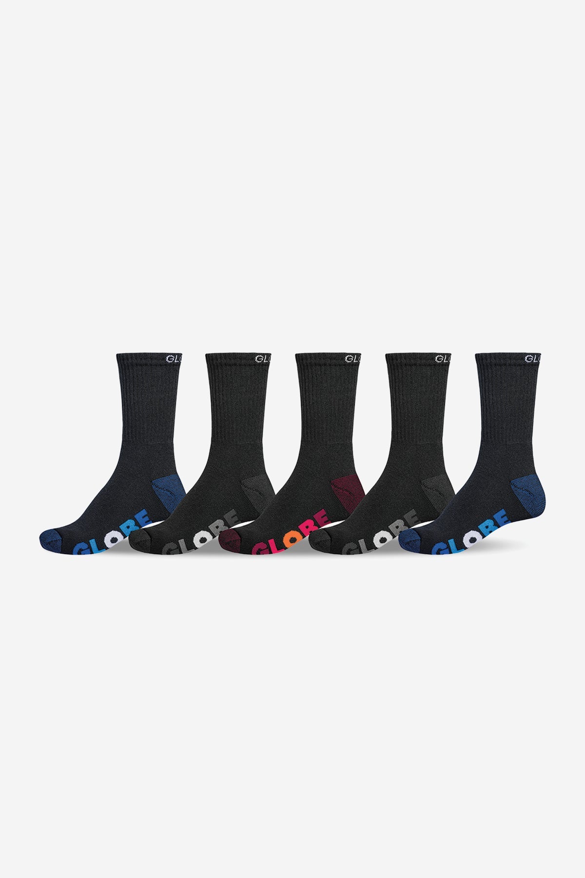 Globe - Youth Stripe Crew Socks | Multi 5pk