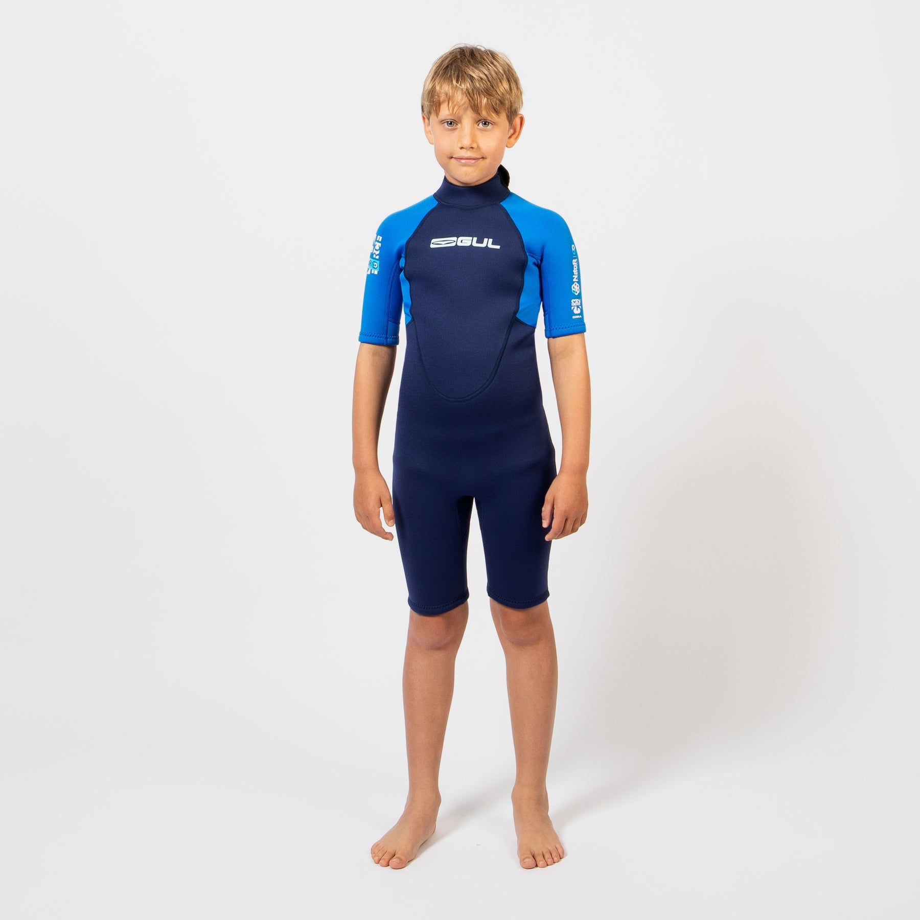 Gul - Kids G-Force 3/2mm Shorty Wetsuit | Navy/Blue