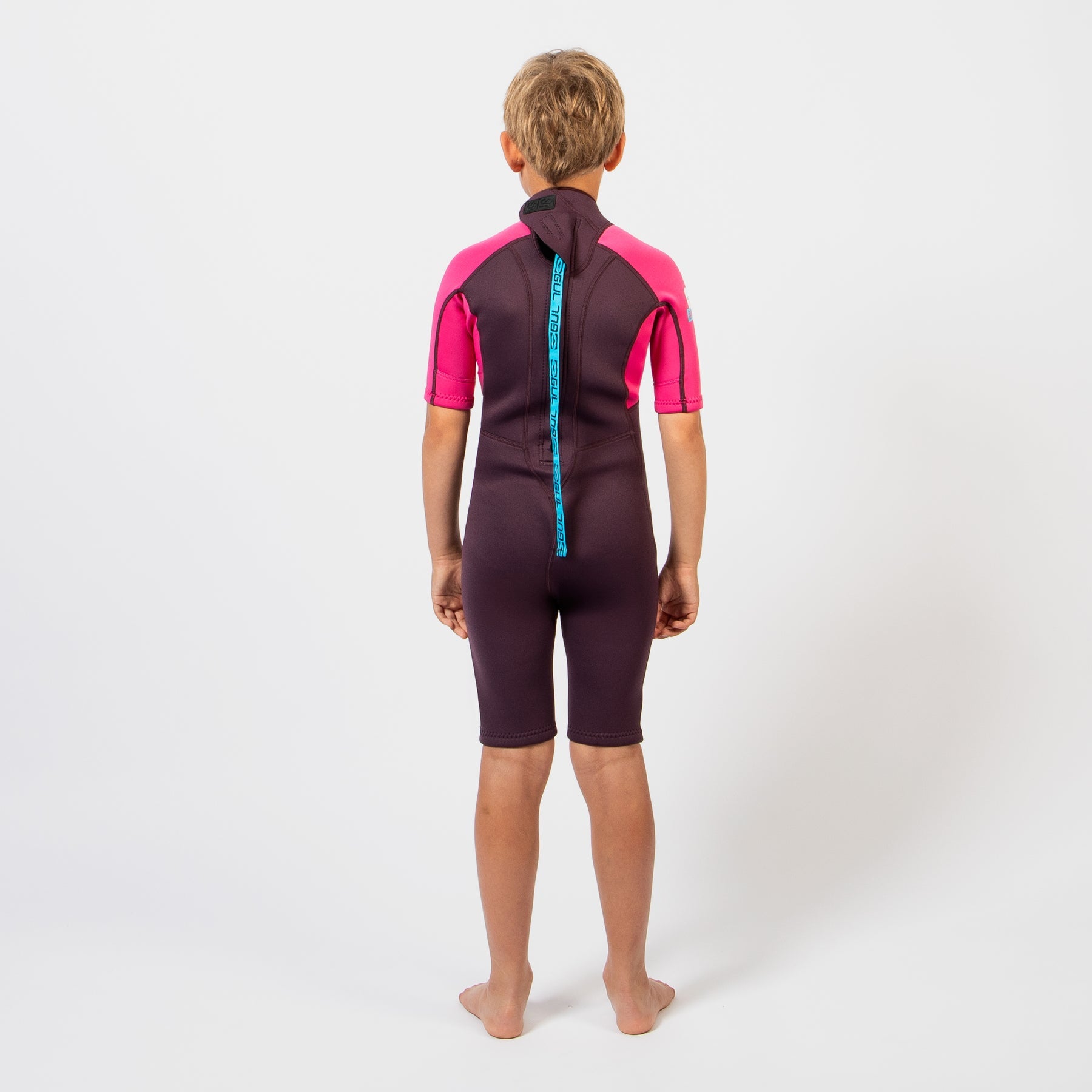 Gul - Kids G-Force 3/2mm Shorty Wetsuit | Purple/Pink