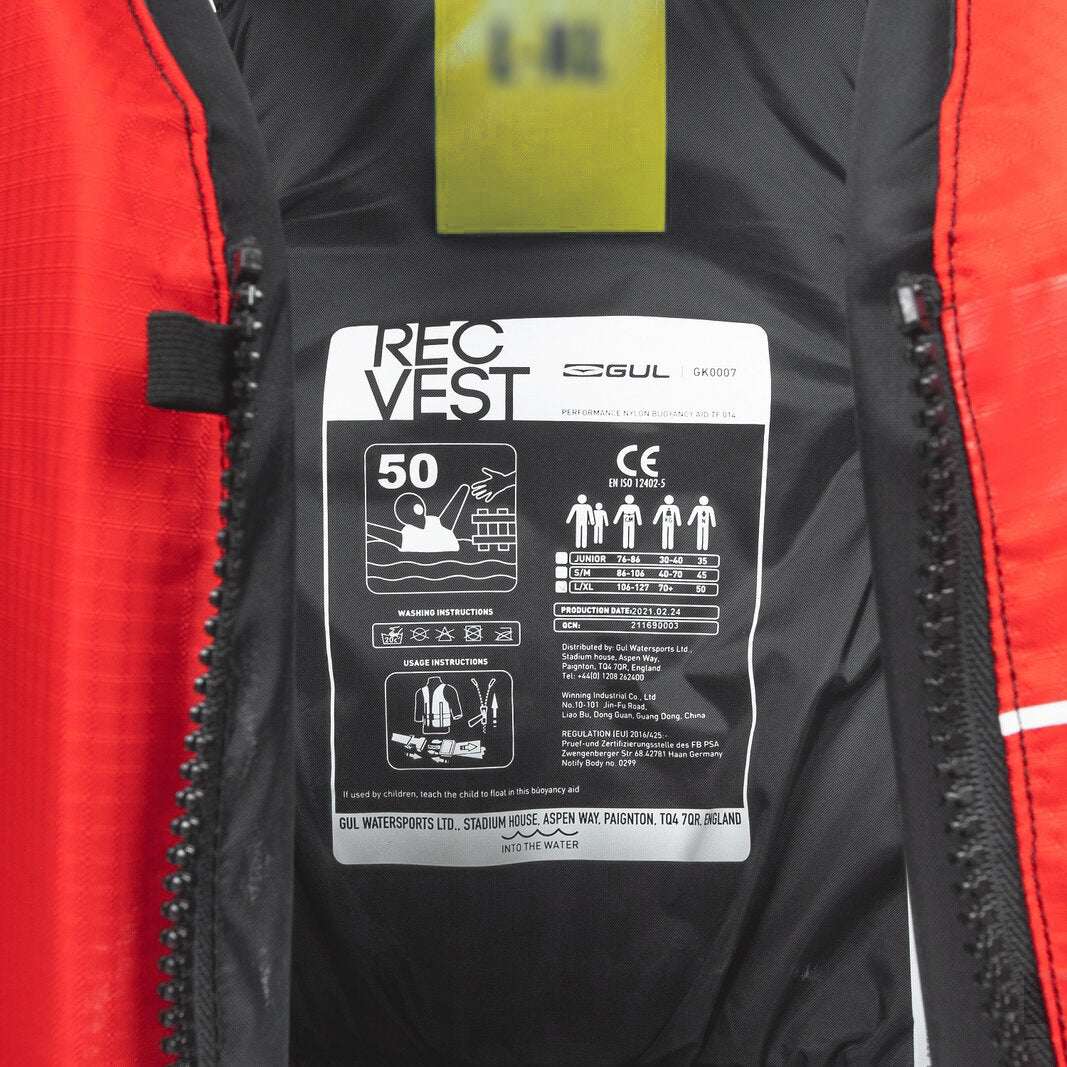 Gul - Junior Recreation Buoyancy Aid Vest | Red