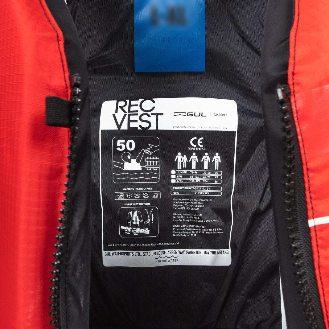 Gul - Recreation Buoyancy Aid Vest | Red